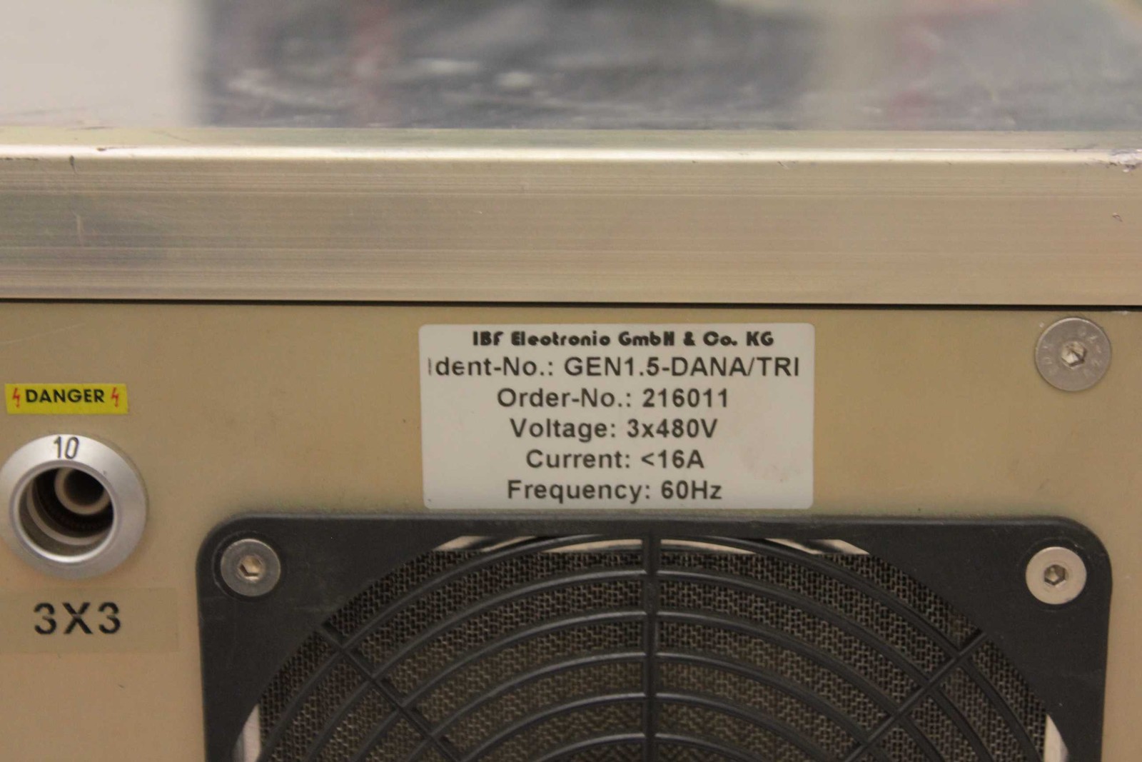 IBF Electronic 800W 5.8GHz Pulsable Magnetron Power Supply / 3 Phase 480V 19" - Used - Image 10