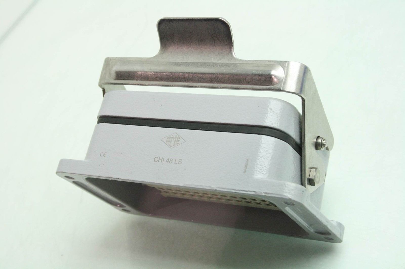 ILME CHI-48LS Bulkhead Panel Interface Housing with EPIC H-BE 24 SS DR Connector - Used - Image 3