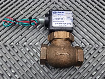 J.D Gould Solenoid Valve M4-3V, 24V DC, 5-125psi - Used - Image 3