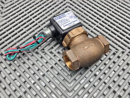J.D Gould Solenoid Valve M4-3V, 24V DC, 5-125psi - Used
