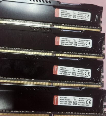 Kingston HyperX 64 GB DDR4-3200 Memory (4 x 8 Gb) HX432C16FB/8 - Used - Image 4
