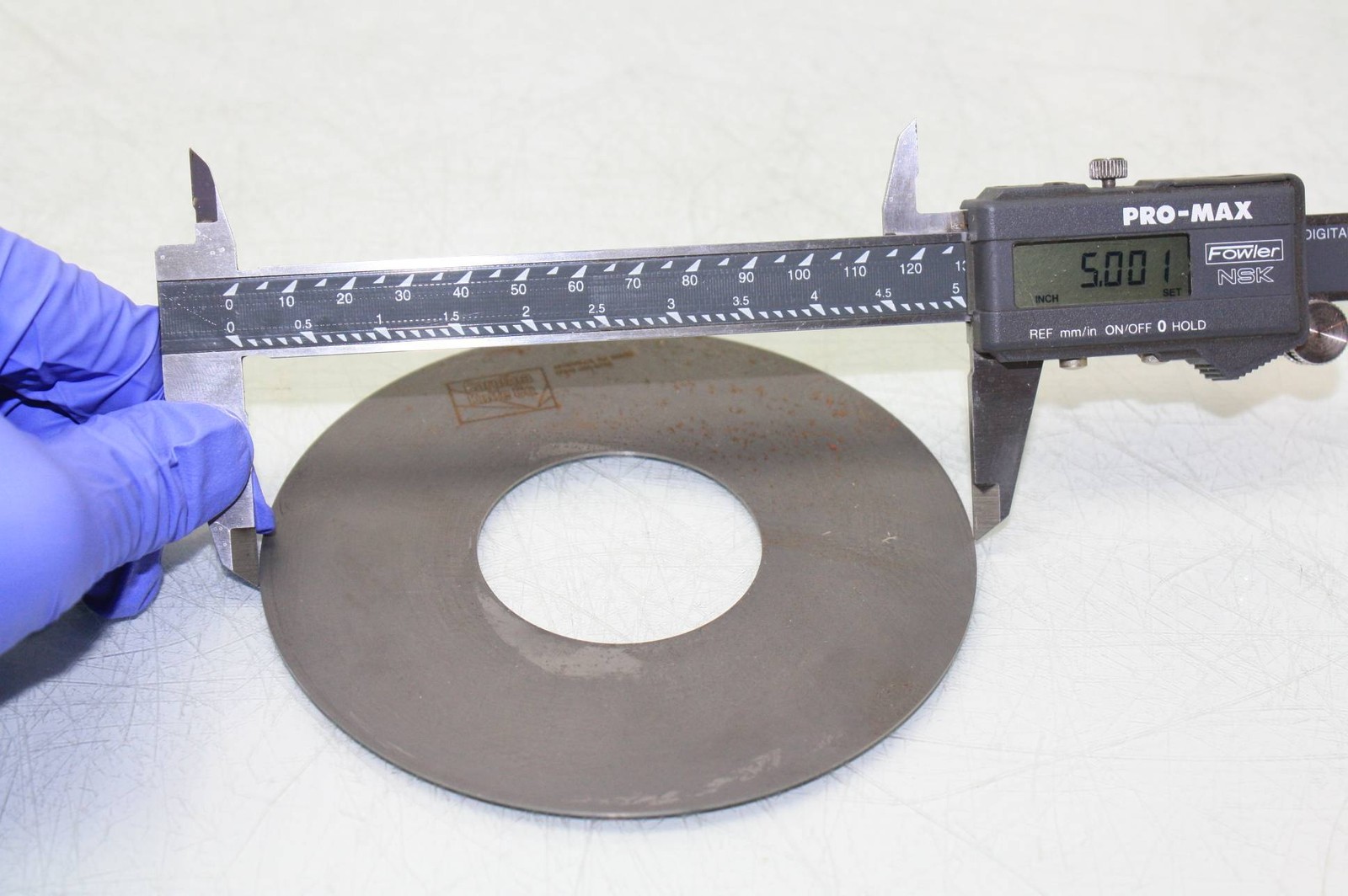 Lot of 10 Carolina Knife Square Edge Circular Slitter Blades 5" x 2" x 0.030" - New other (see details) - Image 4