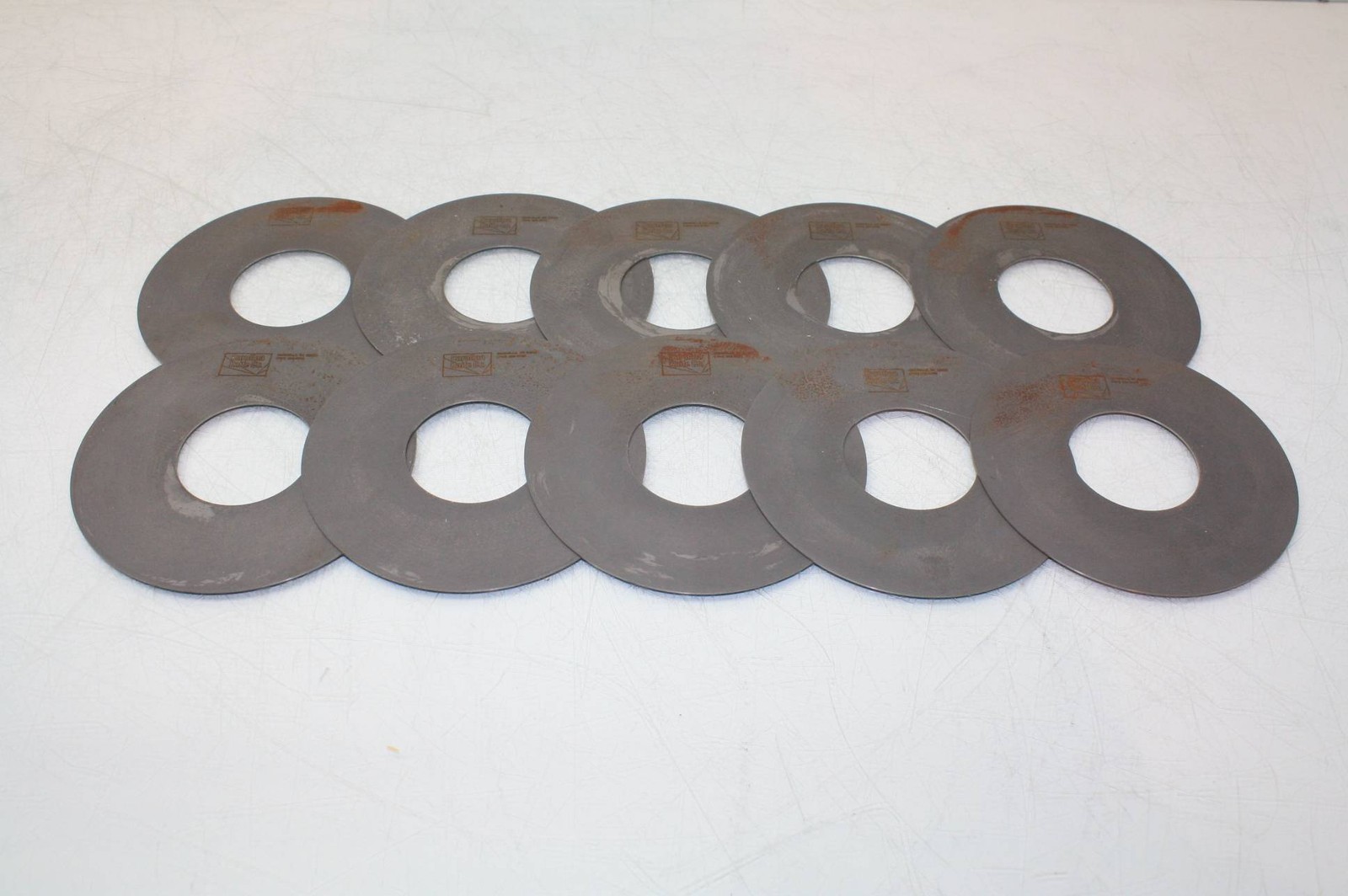 Lot of 10 Carolina Knife Square Edge Circular Slitter Blades 5" x 2" x 0.030" - New other (see details)