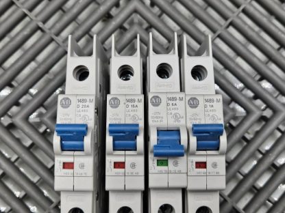 Lot of 4 Allen Bradley 1489-M1D Model Ser. D Circuit Breakers - Used - Image 3