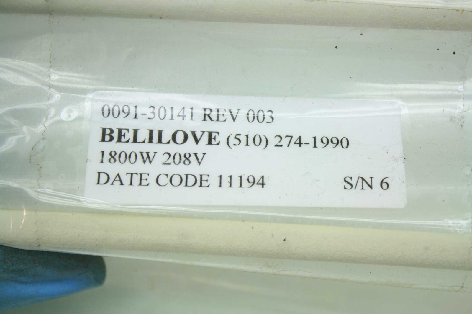 Lot of 5 Belilove 0091-30141 Ceramic Tank Immersion Heaters 208V @ 1800W / 48" - New - Image 12