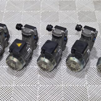 Lot of (5) Piston Air Compressor Pumps with 1 HP CIMA 80M/4 Motors - Used
