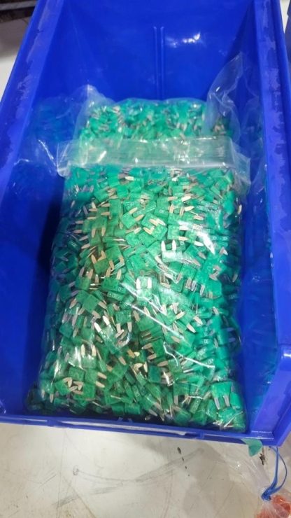 Lot of (5300+) Littelfuse 297030.WXNVDC Green Mini ATM Fuses 30A / 32V DC - New - Image 5