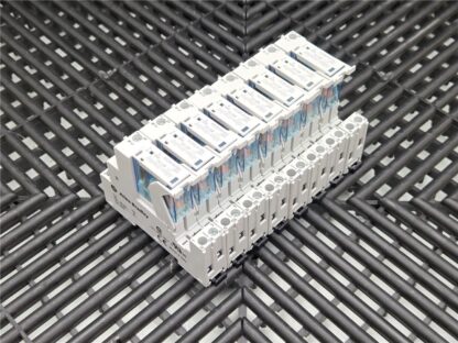 Lot of 8 Allen-Bradley 700-HN221 Relay Socket w/ 700-HK36Z24 Switching Relay - Used