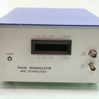 MPB PSD-2A014 Wideband Phase Demodulator Filtered Output Analyzer - Used