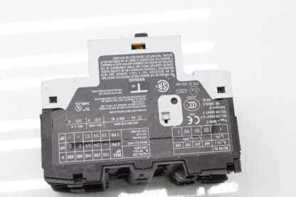 Moeller PKZM0-4 Thermal Magnetic Circuit Breaker 4 Amp w/ NHI11-PKZ0 Aux Contact - Used - Image 3