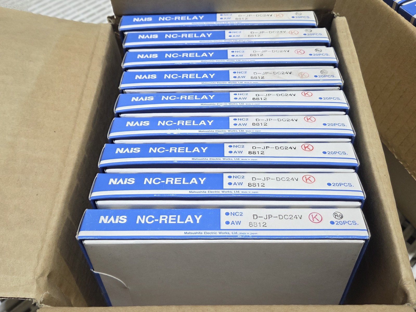 NAIS NC2D-JP-DC24V 24VDC DPDT 5A PCB Relay New Lot of 380 - New - Image 7