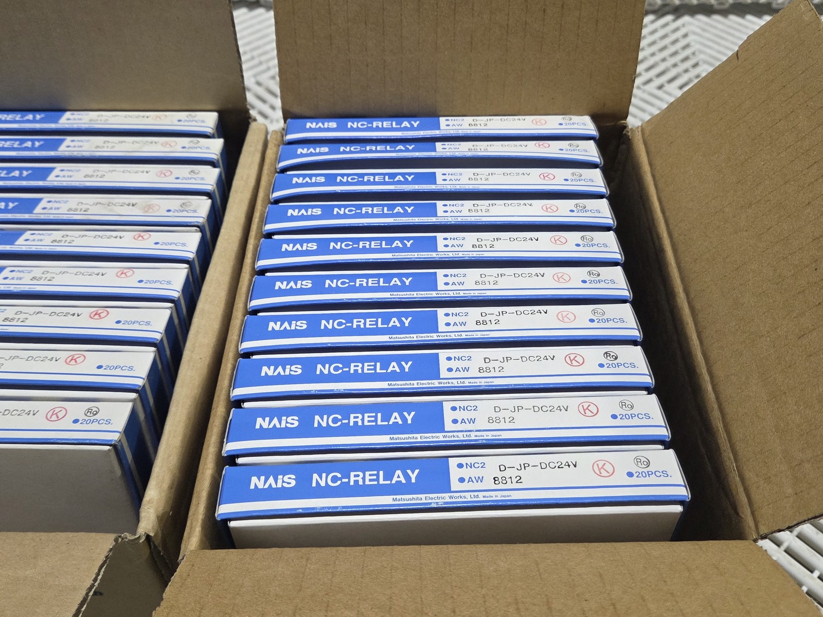 NAIS NC2D-JP-DC24V 24VDC DPDT 5A PCB Relay New Lot of 380 - New - Image 8