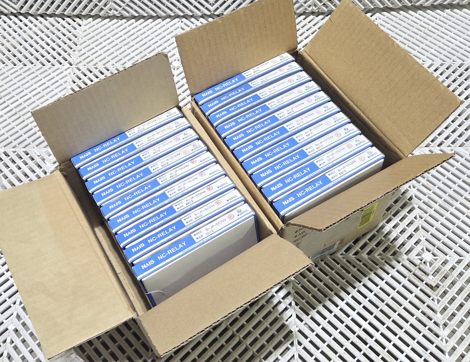 NAIS NC2D-JP-DC24V 24VDC DPDT 5A PCB Relay New Lot of 380 - New