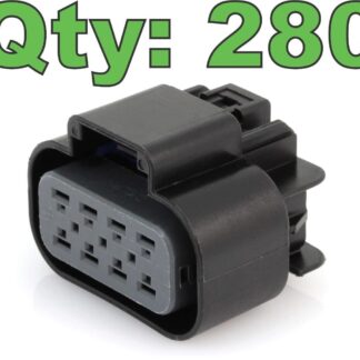 New (260) Aptiv 15326654 GT 280 Series, 8-Way Sealed Female Connector - New