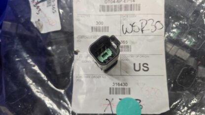 New Deutsch DT04-6P-EP14 Bussed Feedback Receptacle Plug Assembly 6 Pin - New - Image 5