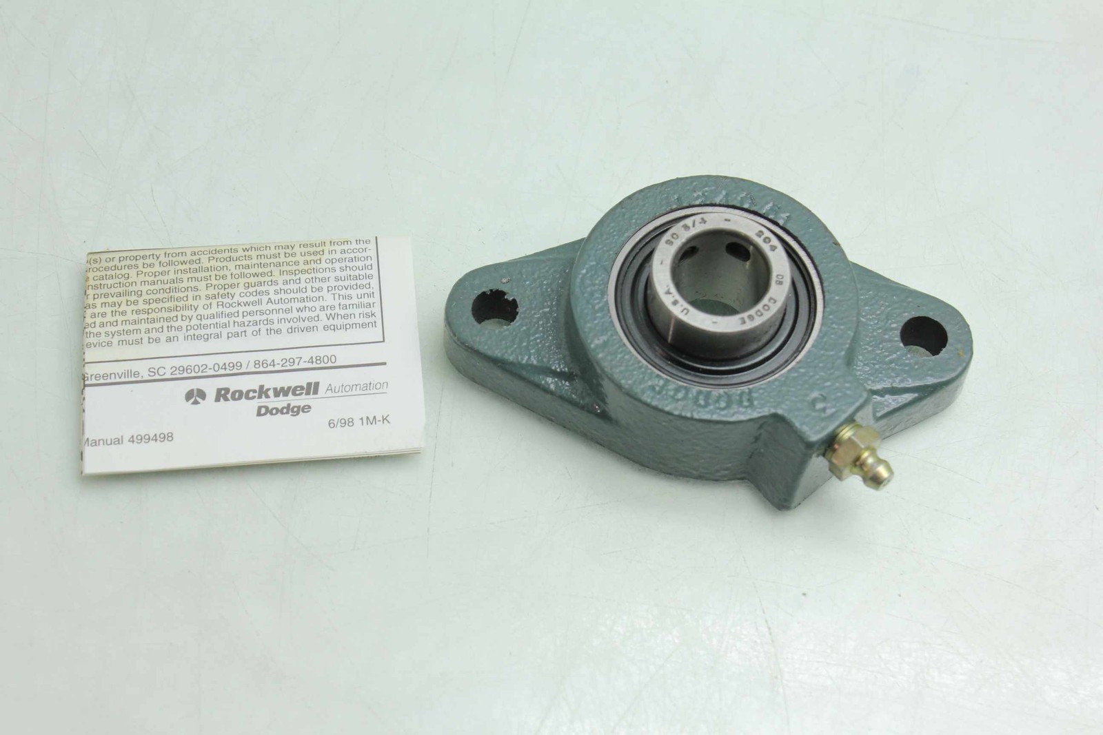 New Dodge Reliance F2B-8C-012 Flange Mount Pillow Block Bearing 3/4" Bore - New - Image 5