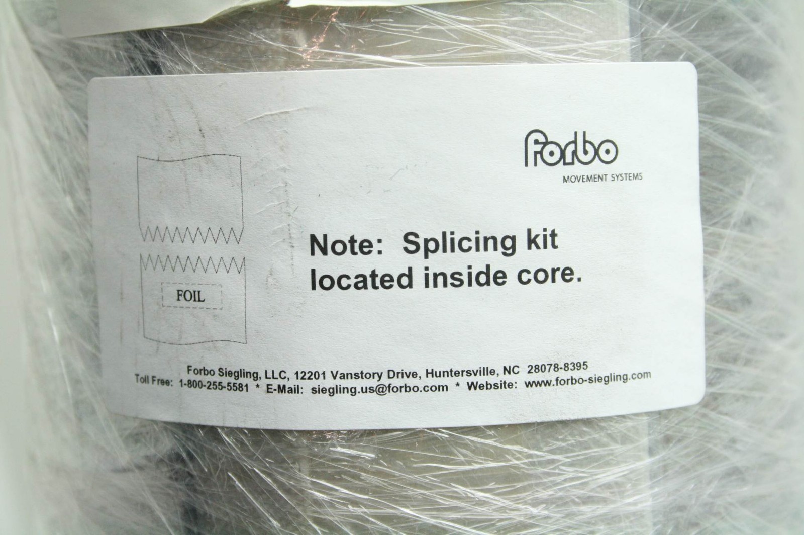 New Forbo Siegling E 8/2 U0/V5H MT Black Conveyor Belt w/ Splice Kit 23" x 96" - New - Image 6