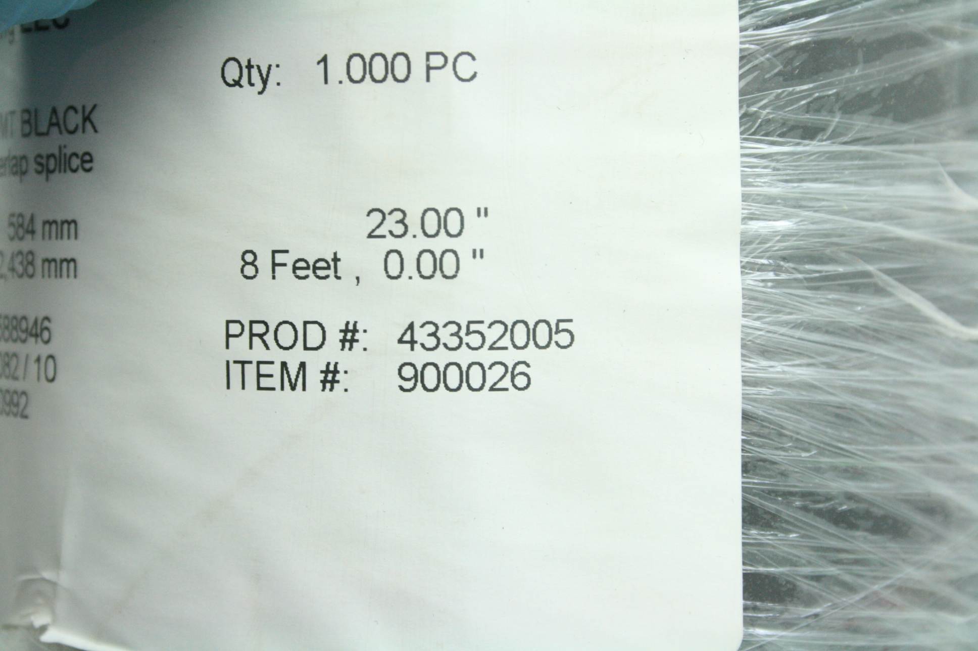 New Forbo Siegling E 8/2 U0/V5H MT Black Conveyor Belt w/ Splice Kit 23" x 96" - New - Image 10