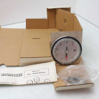 New Honeywell W655E-1016 Stainless Dial Insertion Thermometer 1/4" x 9" Stem - New