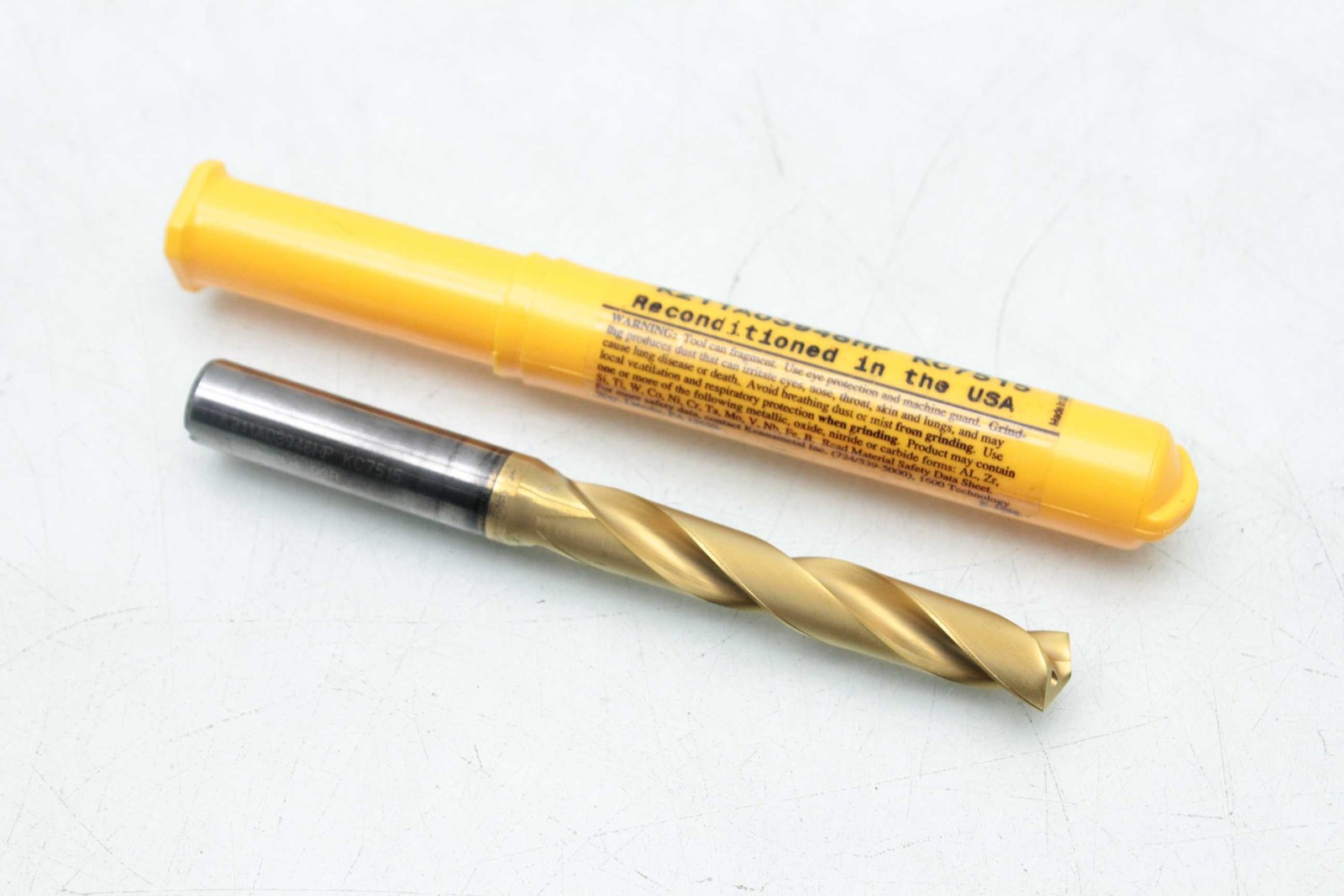 New Kennametal K211A03946HP / KC7515 / 10mm Solid Carbide Drill / L: 111mm - New - Image 4