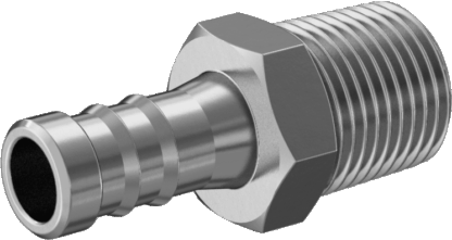New McMaster 5357K42 Aluminum Hose Barb Fitting 1/2" NPT x 1/2" Hose Barb - New - Image 8