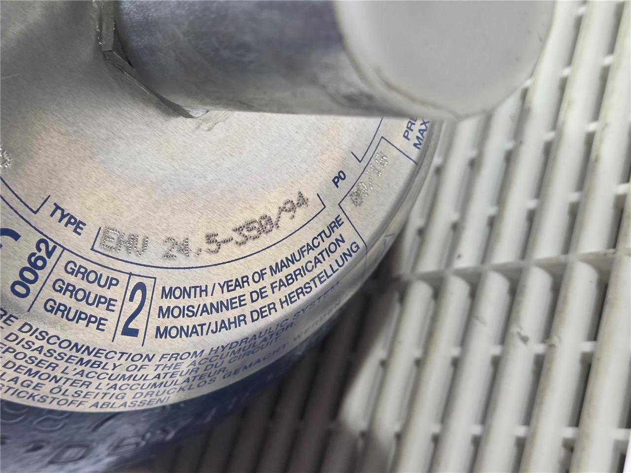 New Olaer EHV24,5-350/94 Hydraulic Accumulators 24,5L, 300 Bar, 4350 PSI - New other (see details) - Image 13