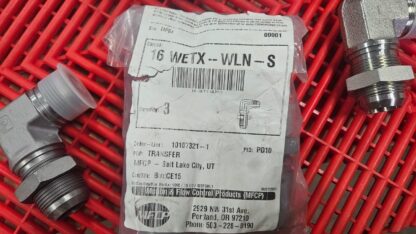 New Parker 16 WETX-WLN-S Bulkhead -16 JIC Flare Hydraulic Fitting 90 Degree - New - Image 6