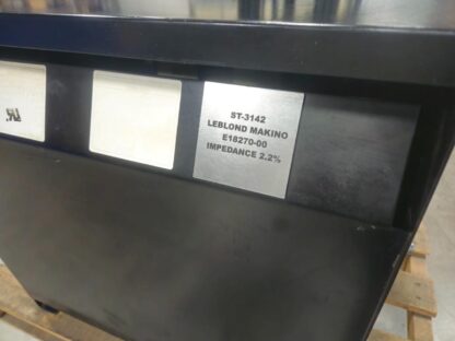 Norlake / Makino Machine Tool Transformer 220-480V to 208V Three Phase / 45 kVA - Used - Image 5