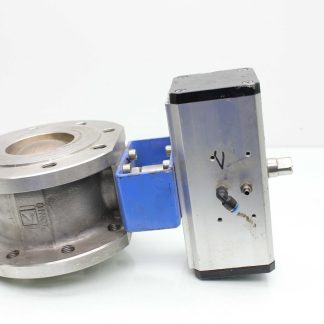 Omal DA180-F07 Double acting Pneumatic Actuator w/ Binox 3" Butterfly Valve - Used