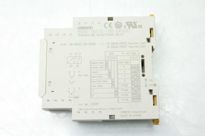 Omron K8AB TH11S Temperature Monitoring Relay 0 399 C 1 SPDT Relay Output Used 182372276040 12
