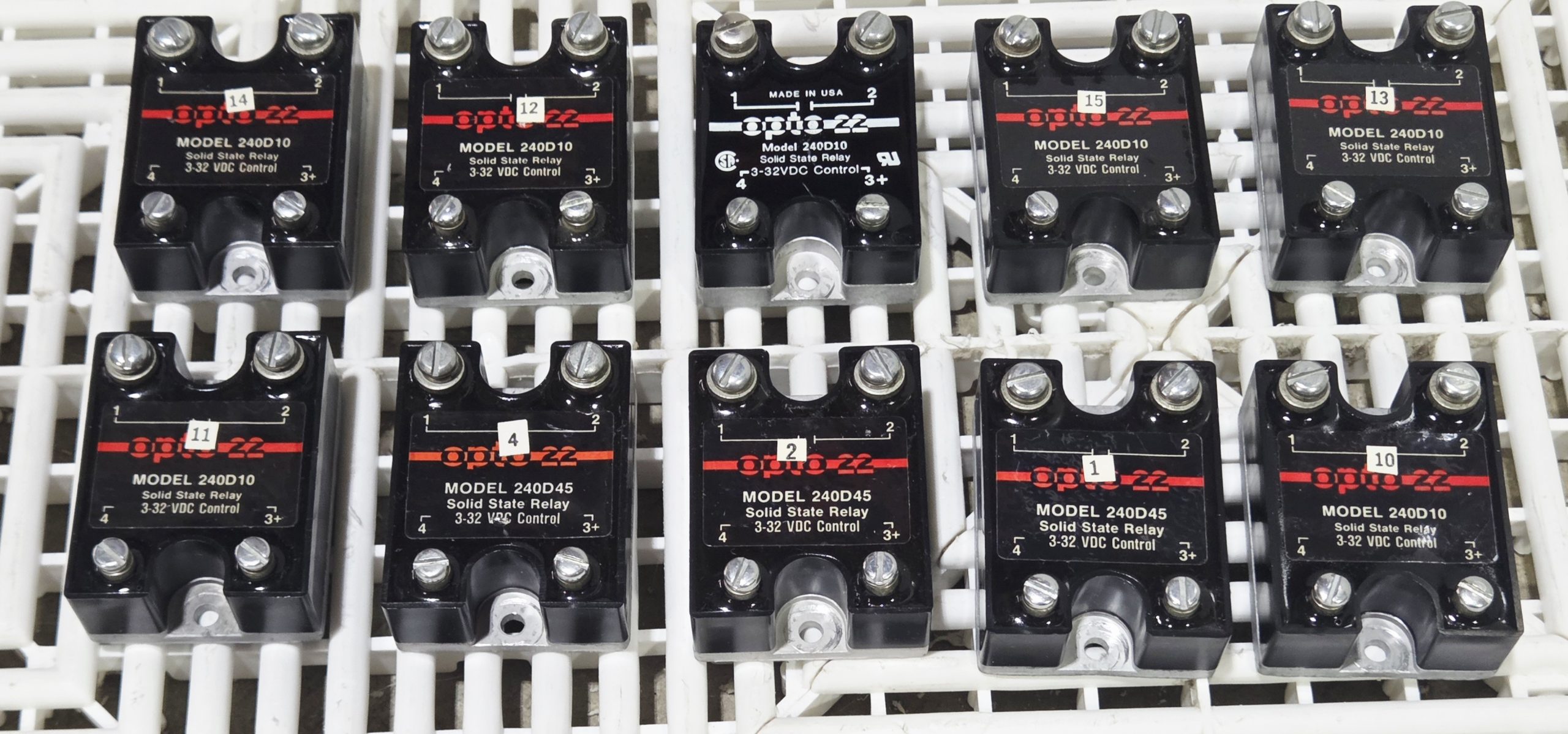 Opto 22 240D10 240D45 Solid State Relay Used Lot of 10 - Used - Image 18