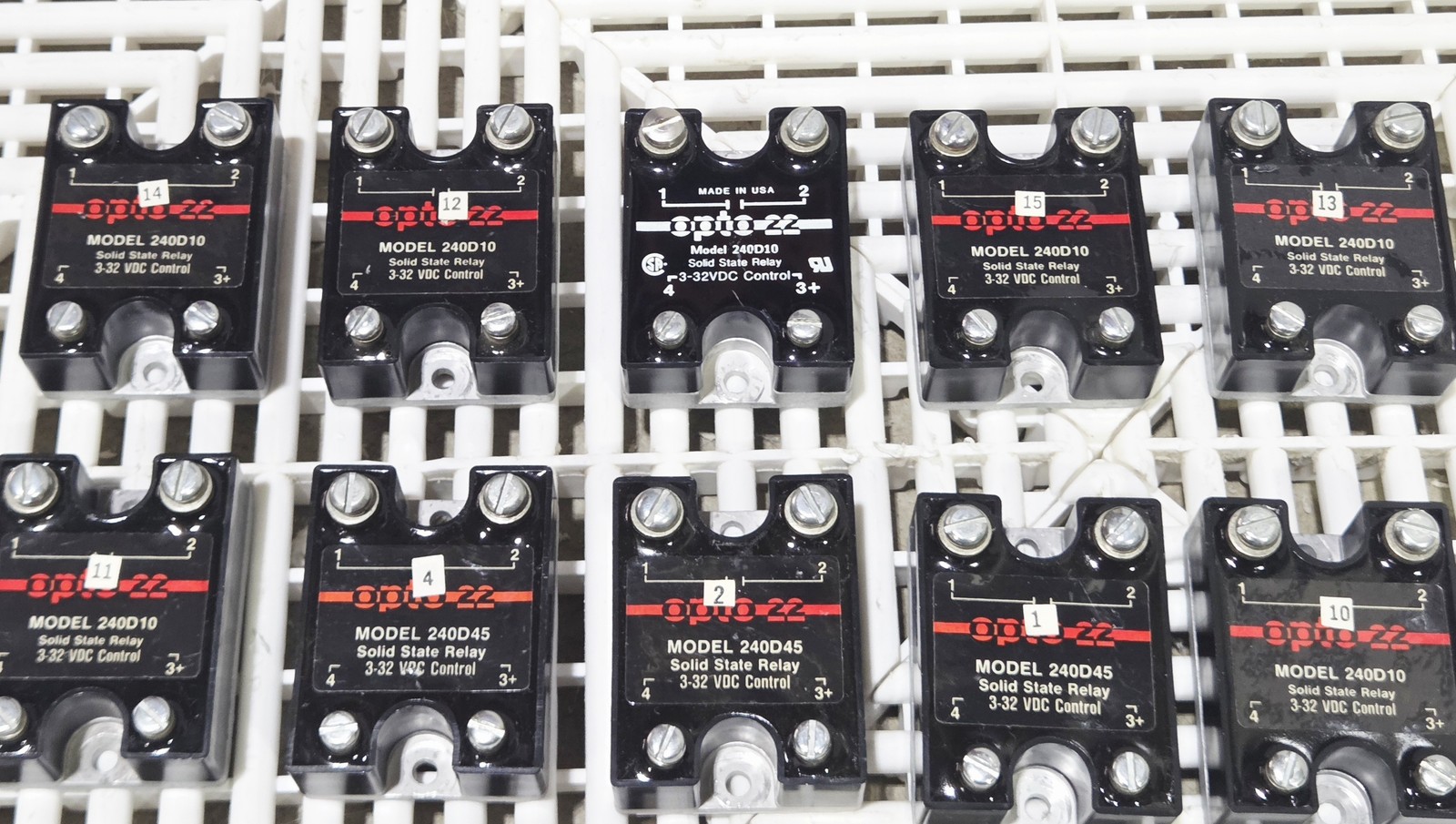 Opto 22 240D10 240D45 Solid State Relay Used Lot of 10 - Used - Image 7