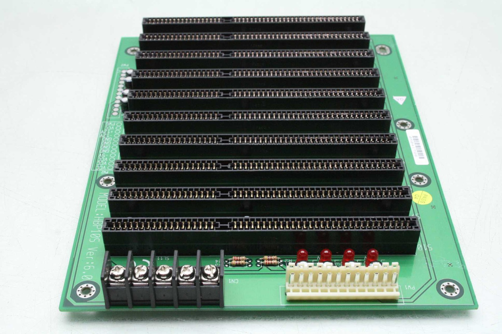 Original HBP105 V6.0 Industrial PC, Backplane ISA Expansion Board, 10 ISA Slots - Used - Image 3