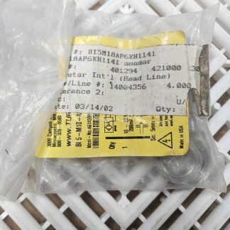 (Qty 2) New Turck BI5-M18-AP6X-H1141 Inductive Proximity Sensor 5mm Range - New