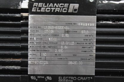 Reliance Electric 1326AB-B520E-21 / Servo Motor / Allen Bradley Encoder / 845H - Used - Image 31