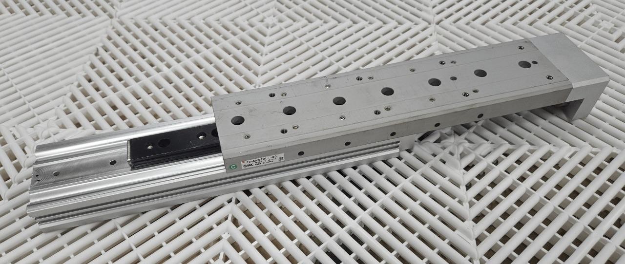 SMC 13-MXS20L-150 Guided Air Cylinder 20mm Bore x 150mm Stroke - Used - Image 7