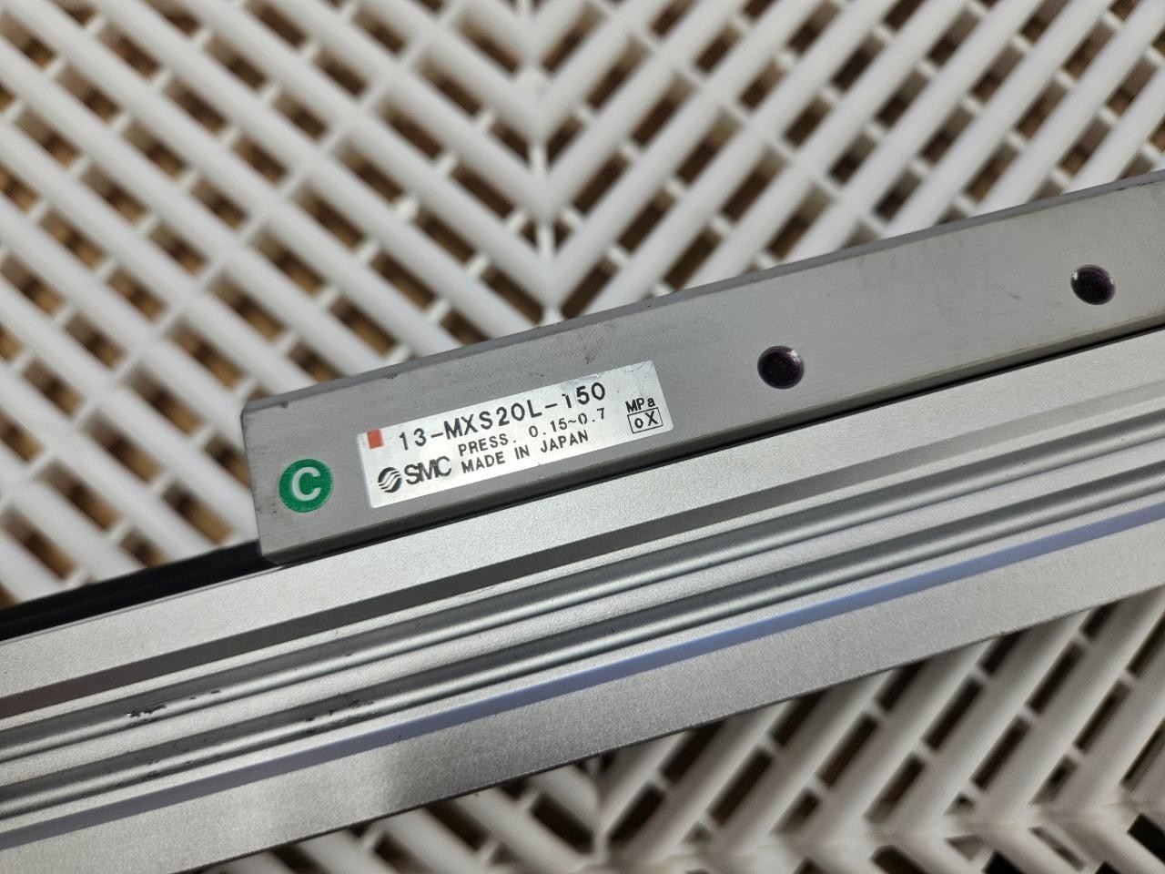 SMC 13-MXS20L-150 Guided Air Cylinder 20mm Bore x 150mm Stroke - Used - Image 8