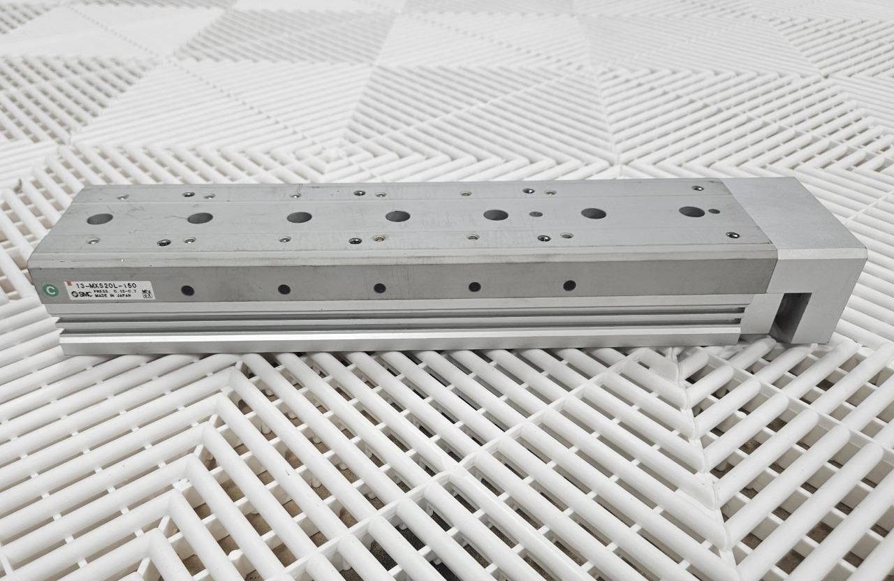 SMC 13-MXS20L-150 Guided Air Cylinder 20mm Bore x 150mm Stroke - Used