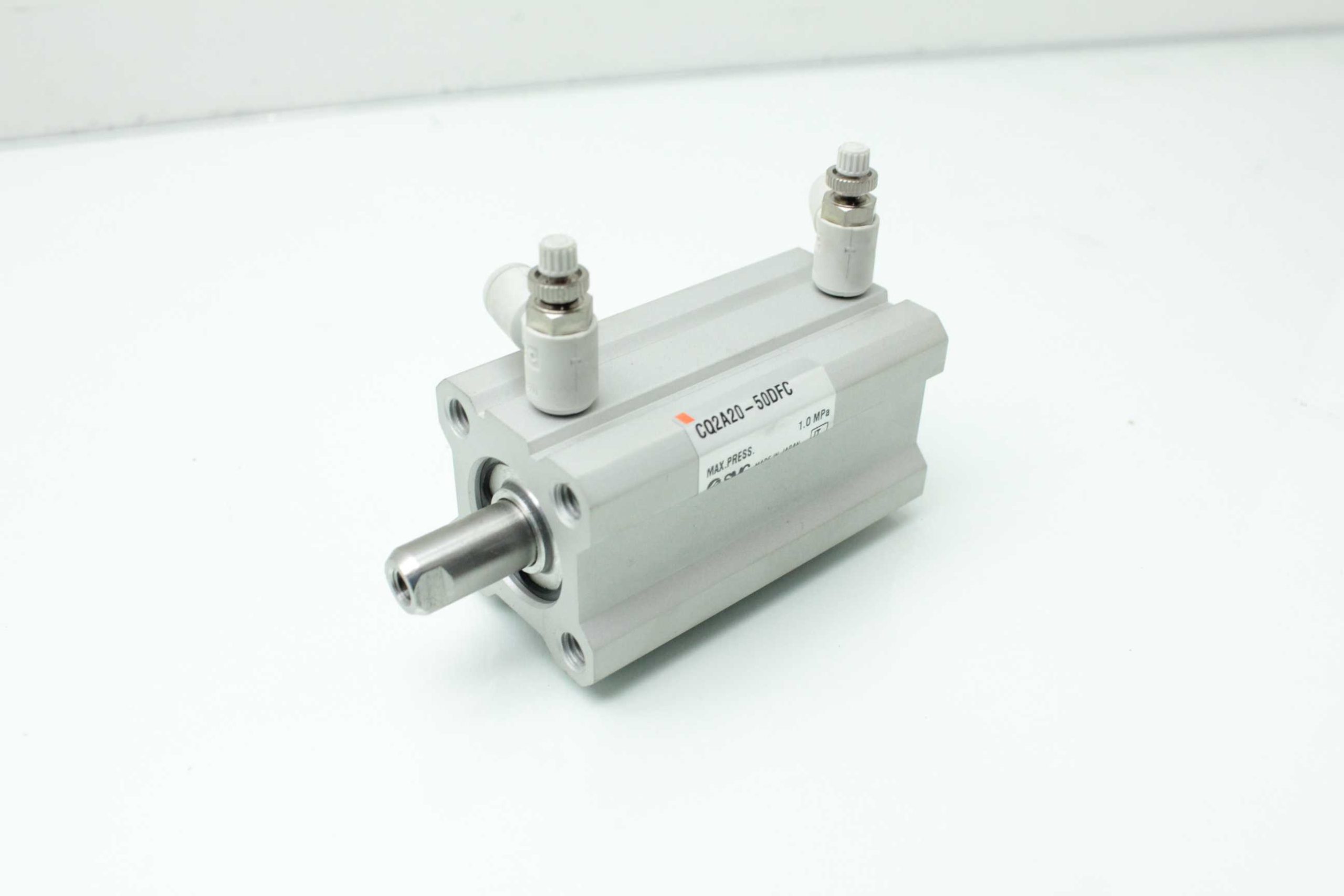 SMC CQ2A20-50DFC Compact Cylinder / 20mm Bore / 10 mm Shaft Dia. / 50mm Stroke - Used - Image 12