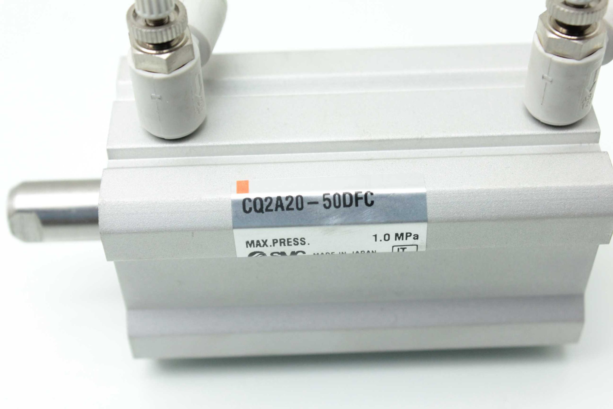 SMC CQ2A20-50DFC Compact Cylinder / 20mm Bore / 10 mm Shaft Dia. / 50mm Stroke - Used - Image 13