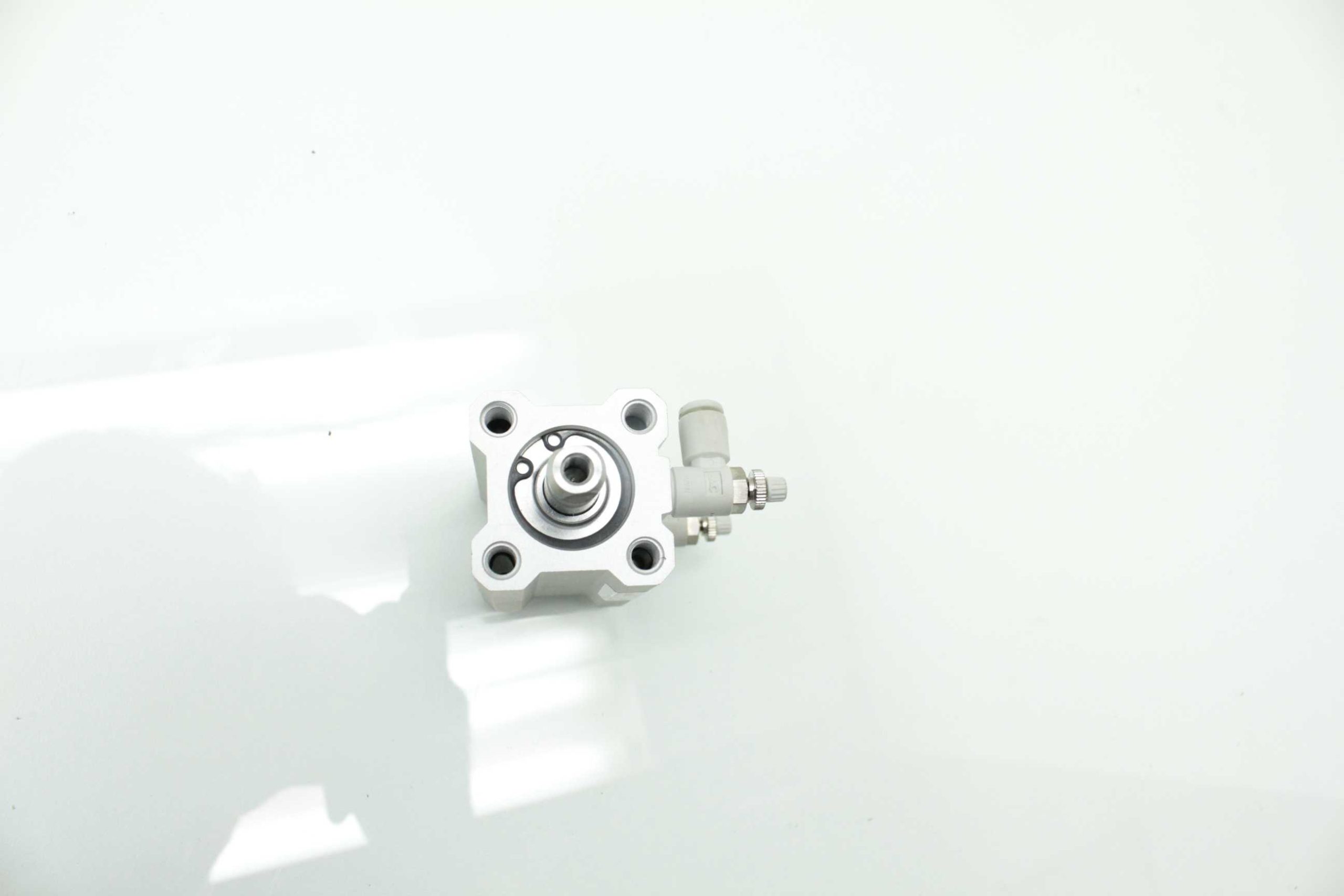 SMC CQ2A20-50DFC Compact Cylinder / 20mm Bore / 10 mm Shaft Dia. / 50mm Stroke - Used - Image 14