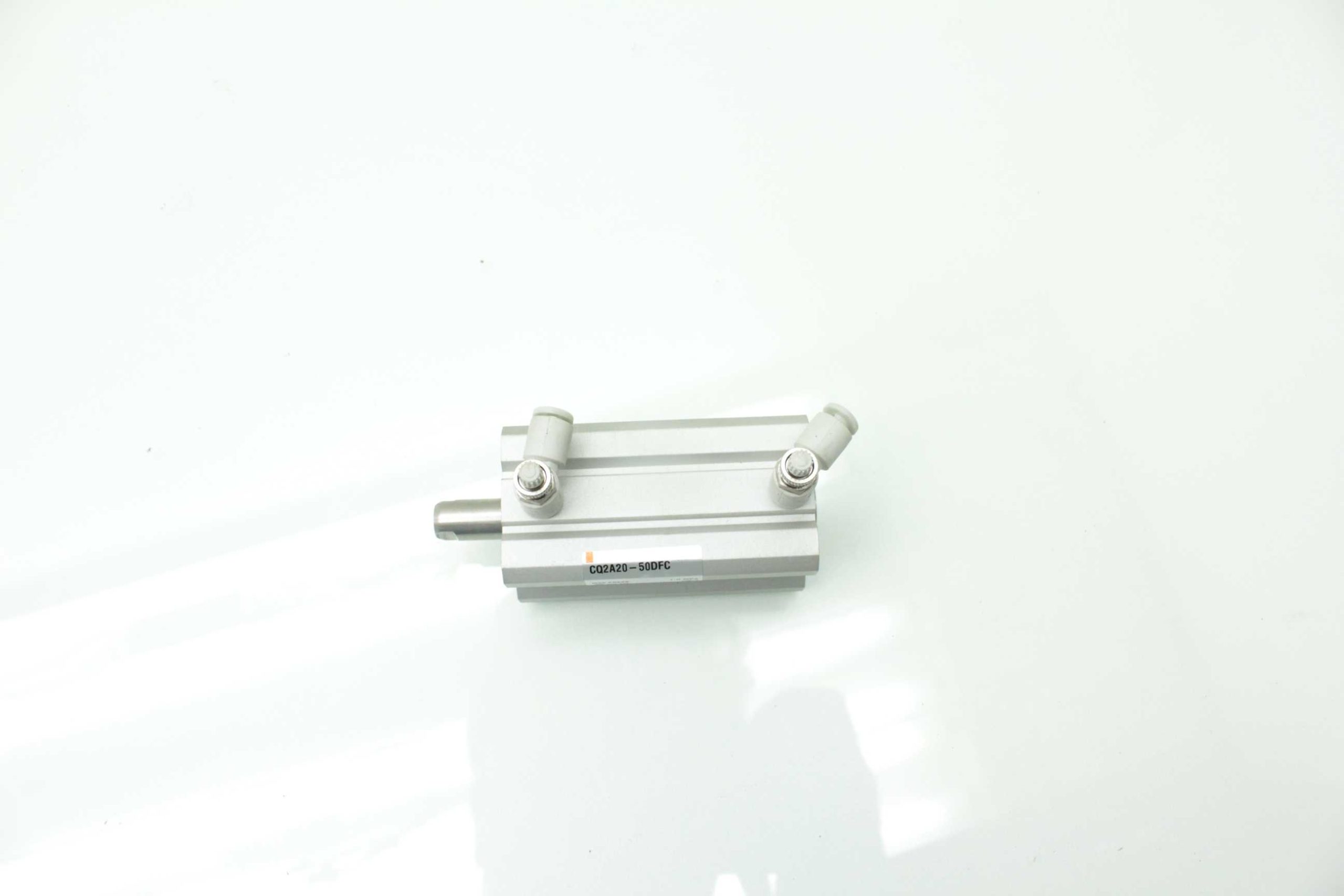 SMC CQ2A20-50DFC Compact Cylinder / 20mm Bore / 10 mm Shaft Dia. / 50mm Stroke - Used - Image 15