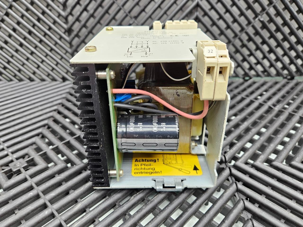 Siemens 4FC8154-0LA00-1E Power Supply Primary:115-230 VAC, Secondary: 15VDC - Used - Image 6