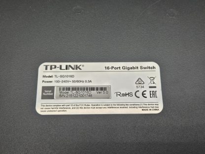 TP-LINK TL-SG1016D 16-Port Gigabit Ethernet Switch - Used - Image 10