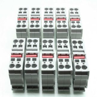 10 Phoenix Contact ST-6 Din Mount Feed Through Terminal Blocks 2 Pos Grey 600V - Used