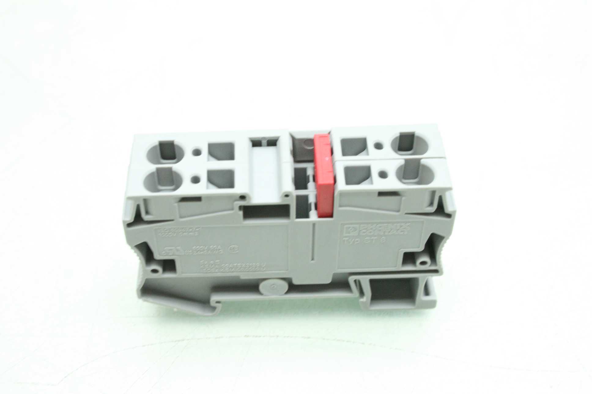10 Phoenix Contact ST-6 Din Mount Feed Through Terminal Blocks 2 Pos Grey 600V - Used - Image 10