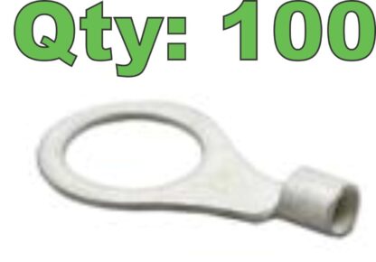(100) Molex 0191930057 Ring Terminal 14-16 AWG 3/8" Hole - New - Image 7