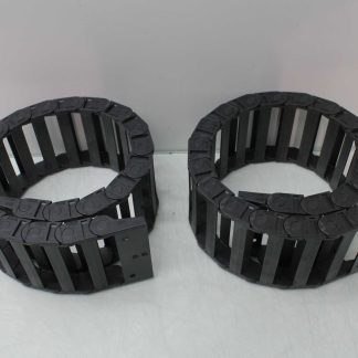 2 New Igus 10.6.075 Cable Chain 3.70" x 1" Outer / 75mm Bending Radius / ~27"L - New