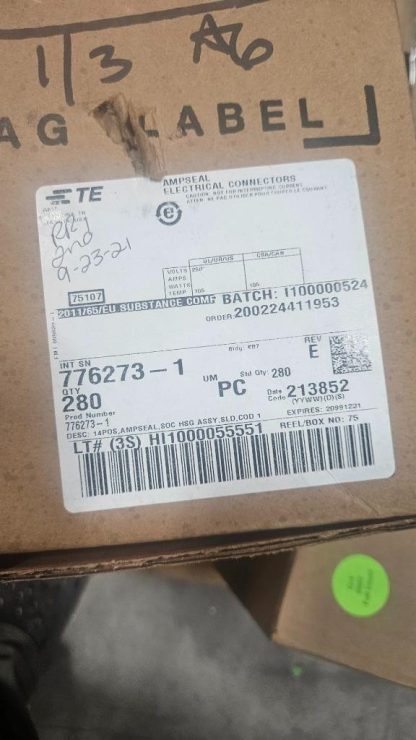 (280) New TE Connectivity / Deutsch 776273-1 AMPSEAL 14 Pos Connector - New - Image 3