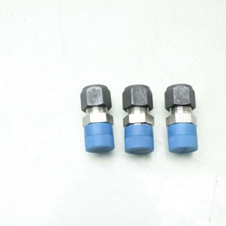 3 New Parker 6-6 FBZ-SS Male Connectors / Stainless / SS-600-1-6 / 3/8" - New